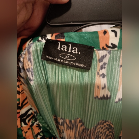 Dressed In Lala Green Tiger Print Dress - Picture 6 of 6